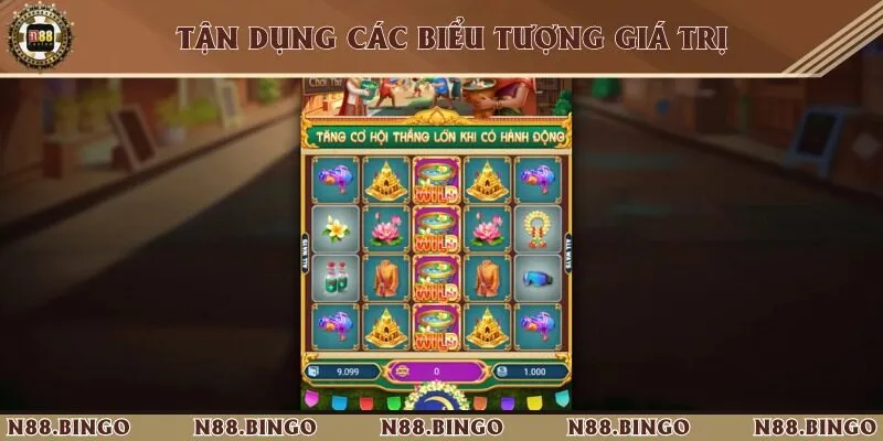 Cách Quay Nổ Hũ N88 Cực Đơn Giản Dành Cho Tân Thủ 2 Tận dụng các biểu tượng có giá trị để gia tăng tỷ lệ thắng