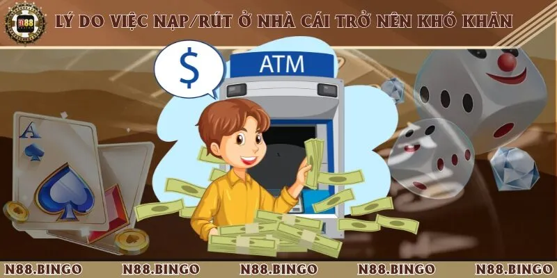 Các Vấn Đề Giao Dịch Nạp/Rút Tiền ở N88 Có Gì Khó Khăn 1 Lý do khiến cho việc thực hiện giao dịch nạp/rút gặp khó khăn